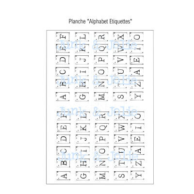 PACK 5 planches de tampons digitaux "ENTRE CIEL ET MER"
